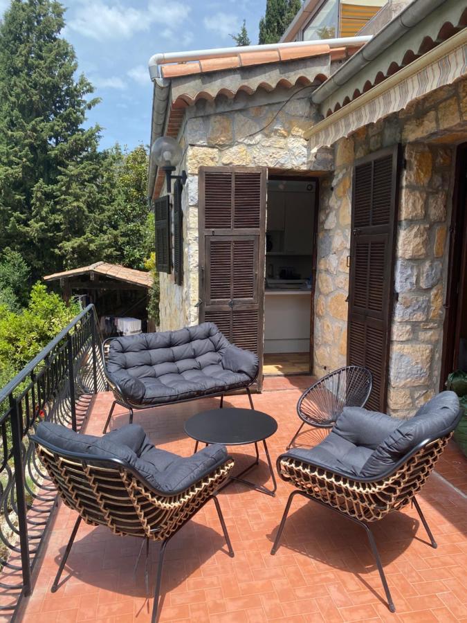 Entre Nice Et Monaco Grande Villa Avec Piscine Privee 12 Personnes Drap Dış mekan fotoğraf