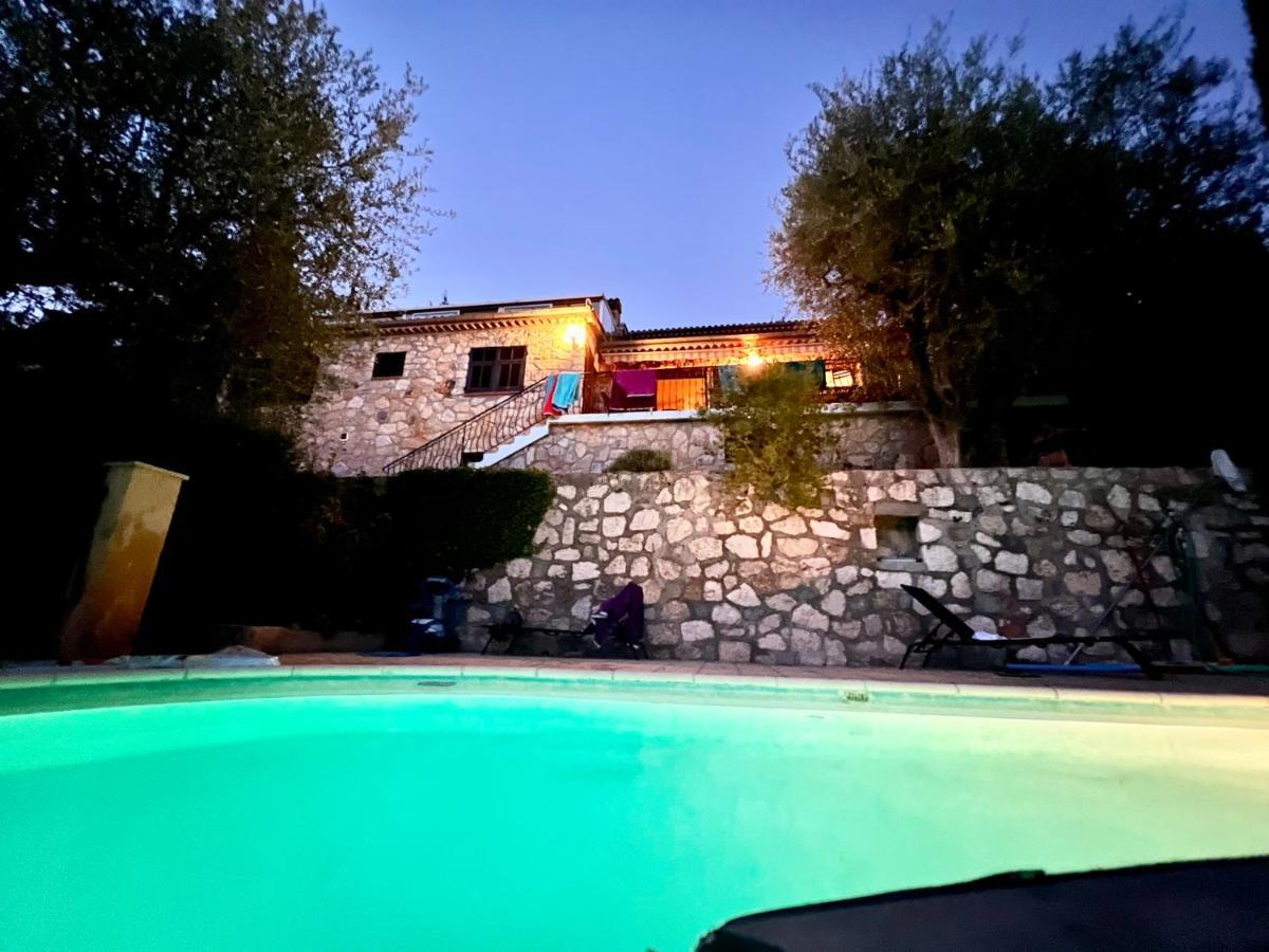 Entre Nice Et Monaco Grande Villa Avec Piscine Privee 12 Personnes Drap Dış mekan fotoğraf