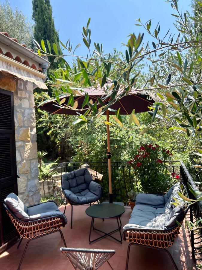 Entre Nice Et Monaco Grande Villa Avec Piscine Privee 12 Personnes Drap Dış mekan fotoğraf