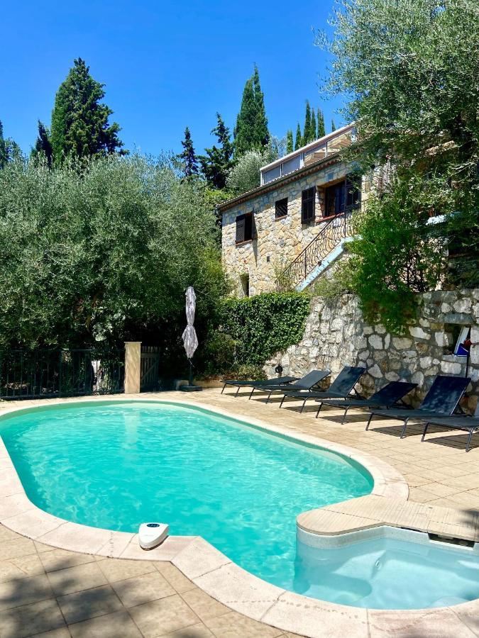 Entre Nice Et Monaco Grande Villa Avec Piscine Privee 12 Personnes Drap Dış mekan fotoğraf