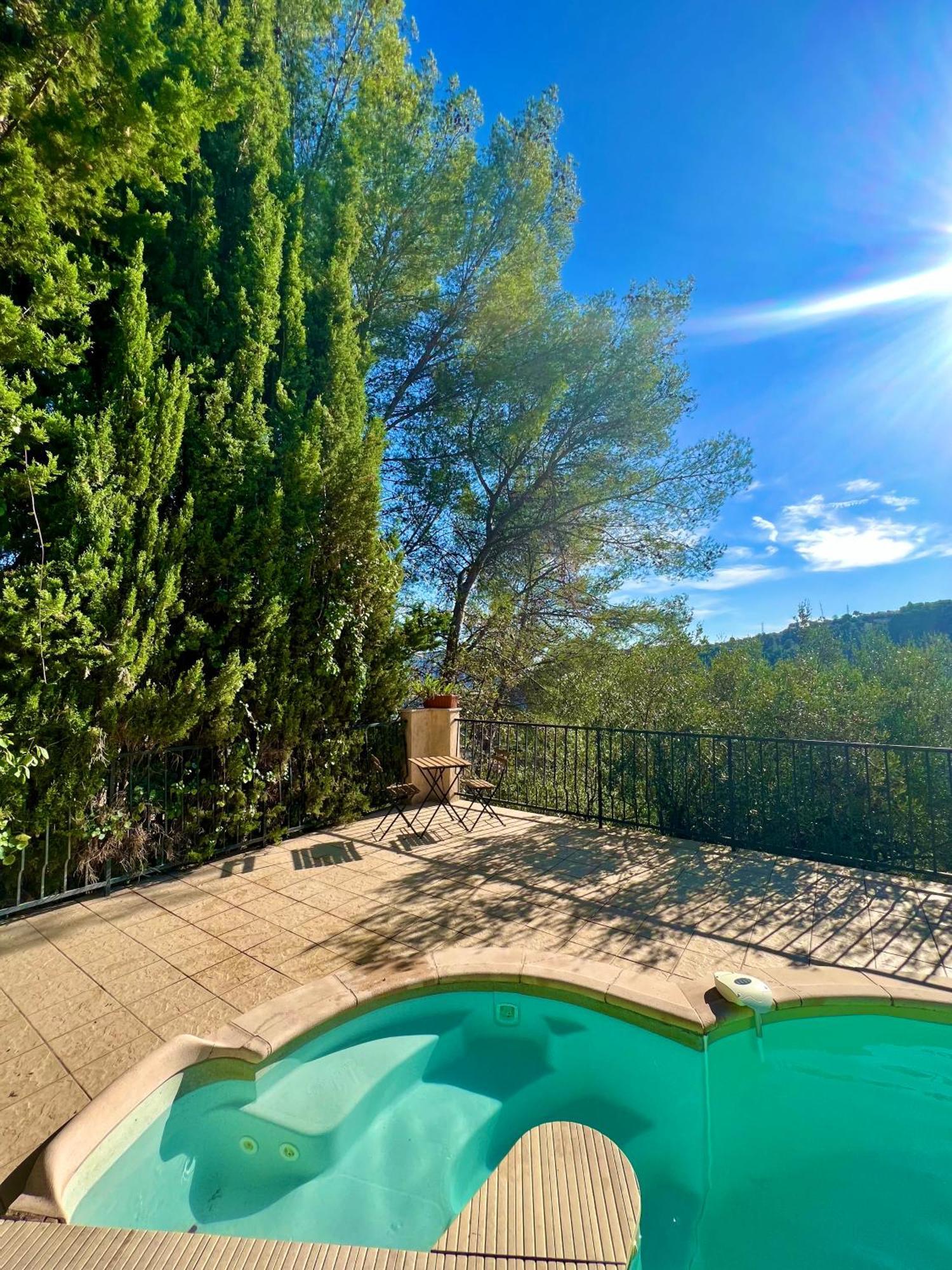 Entre Nice Et Monaco Grande Villa Avec Piscine Privee 12 Personnes Drap Dış mekan fotoğraf