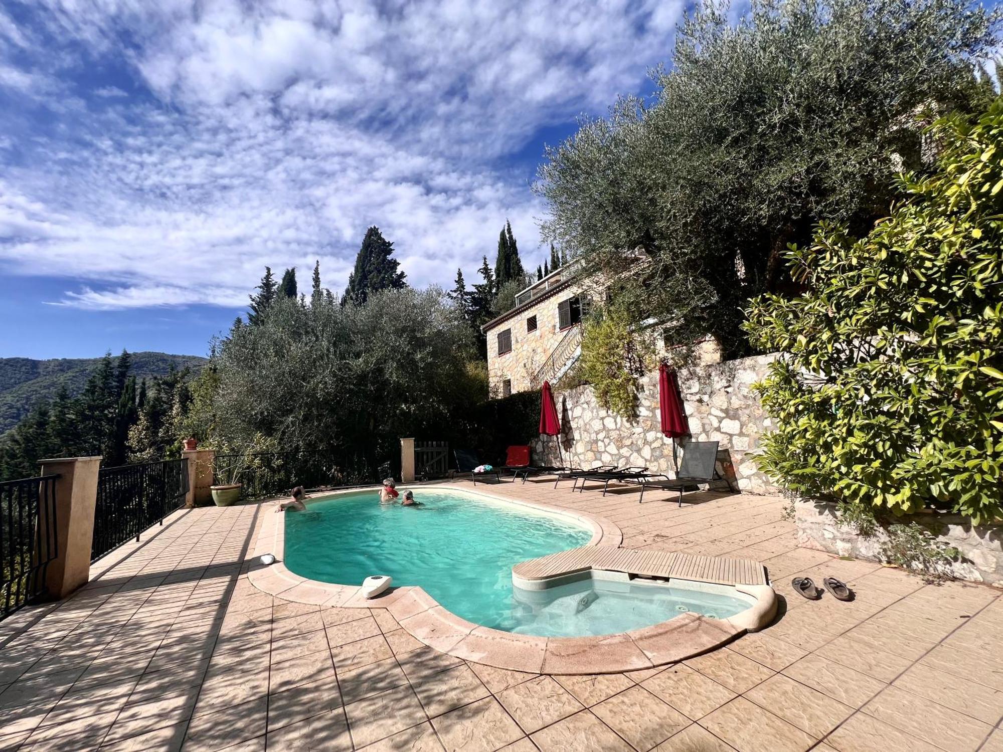 Entre Nice Et Monaco Grande Villa Avec Piscine Privee 12 Personnes Drap Dış mekan fotoğraf